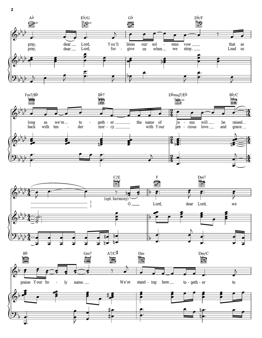 Commitment Song Guitar scores gallery preview page 2
