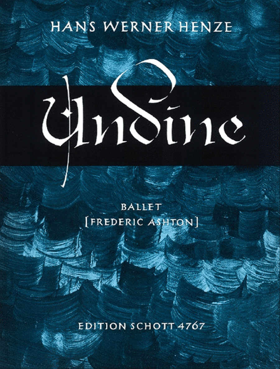 Undine Ballett Piano Score Piano scores gallery preview page 1