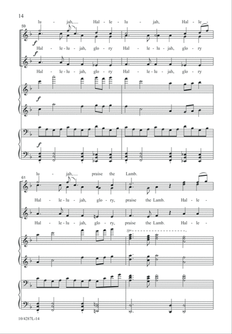 Hark, I Hear the Harps Eternal SSA scores gallery preview page 14