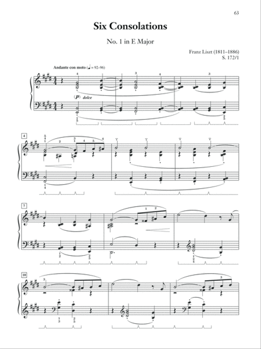 21 Selected Piano Works Piano Solo scores gallery preview page 13