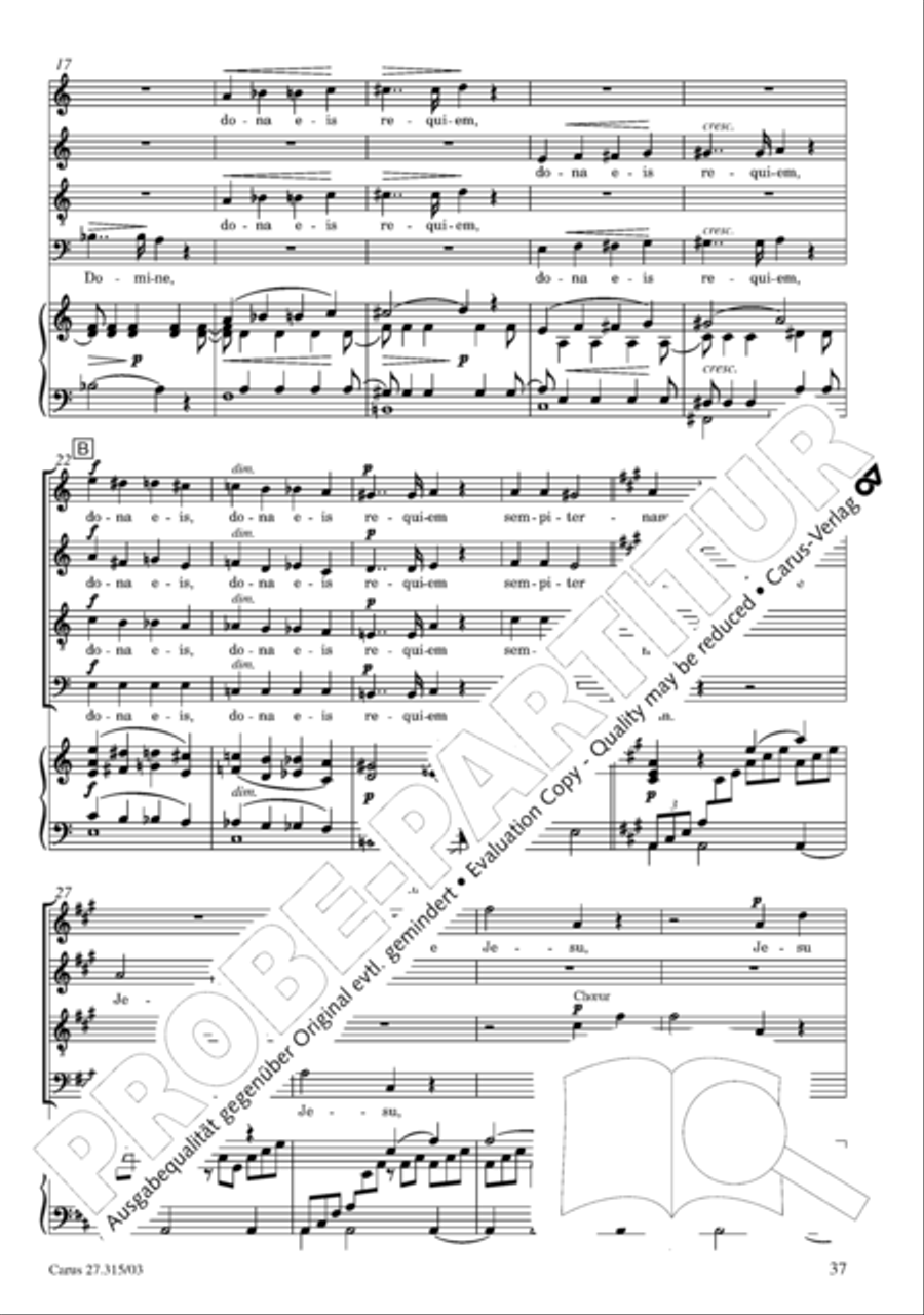Requiem in C major Requiem in C major 4-Part scores gallery preview page 38
