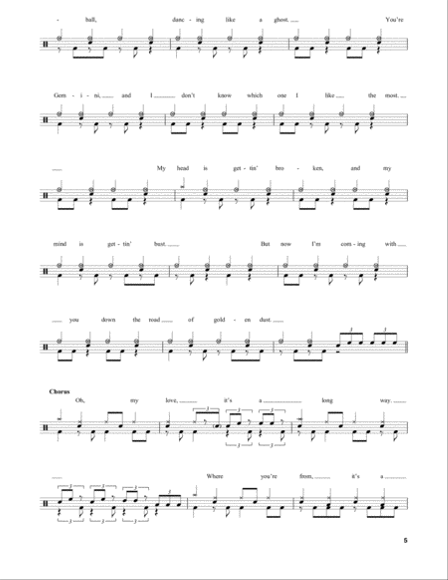 Fireball Drum Set scores gallery preview page 5