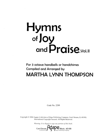 Hymns of Joy and Praise, Vol. 2