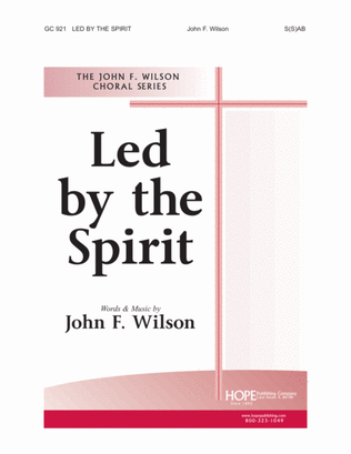 Book cover for Led by the Spirit