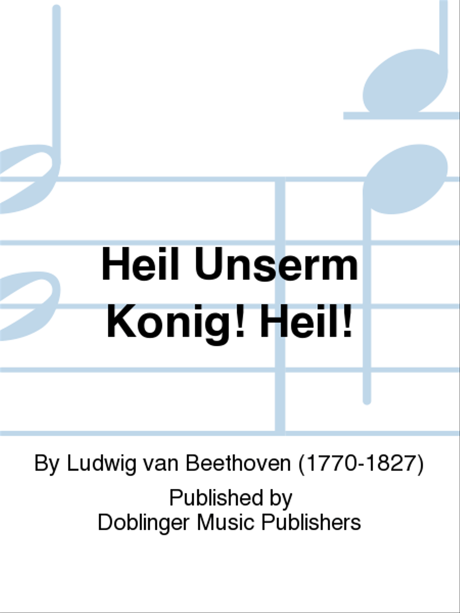 Heil unserm Konig! Heil! Choir scores gallery preview page 1