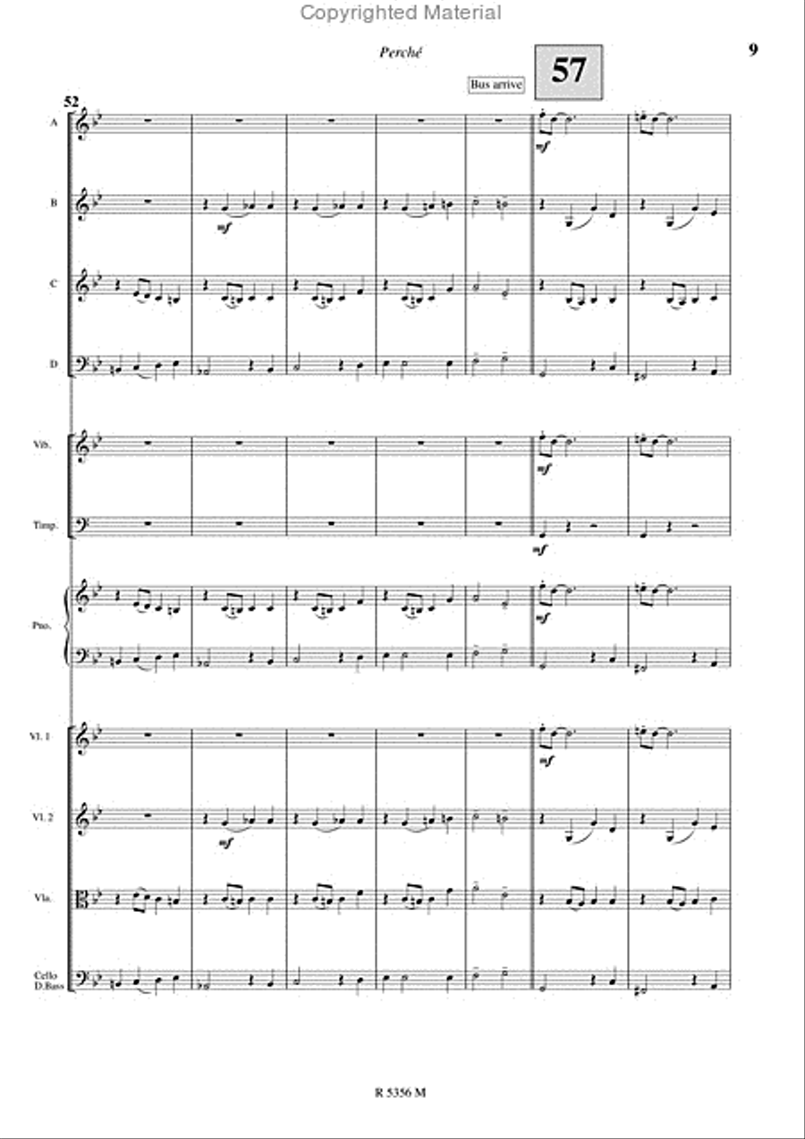 Perche (Version Orchestre Junior) Concert Band scores gallery preview page 10
