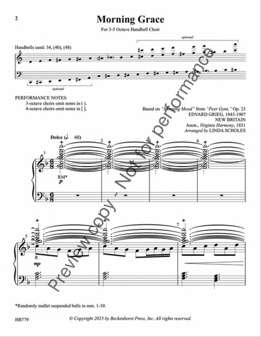 Morning Grace Morning Grace 5-Octaves scores gallery preview page 2