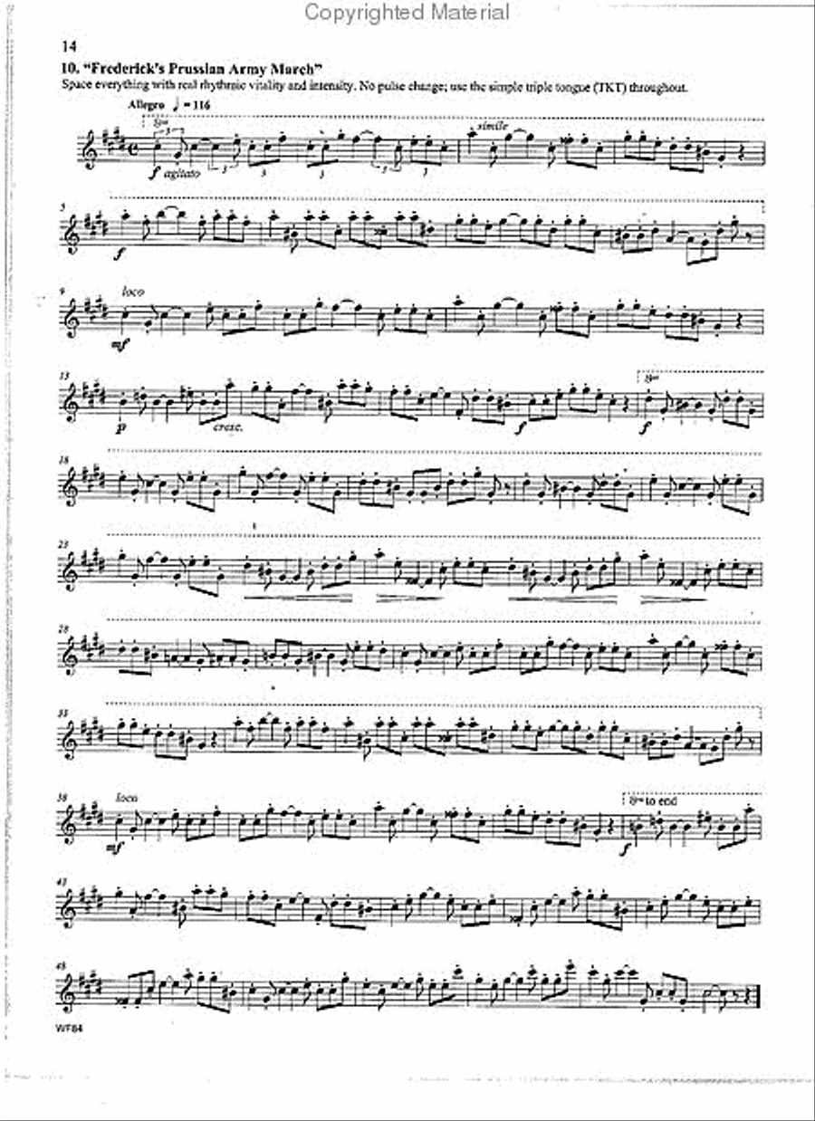 24 Progressive Studies for the Flute, Op. 33 Flute scores gallery preview page 2
