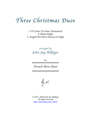 Three Christmas Duos for French Horns