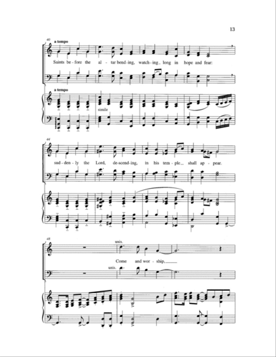 Go Tell It 4-Part scores gallery preview page 16