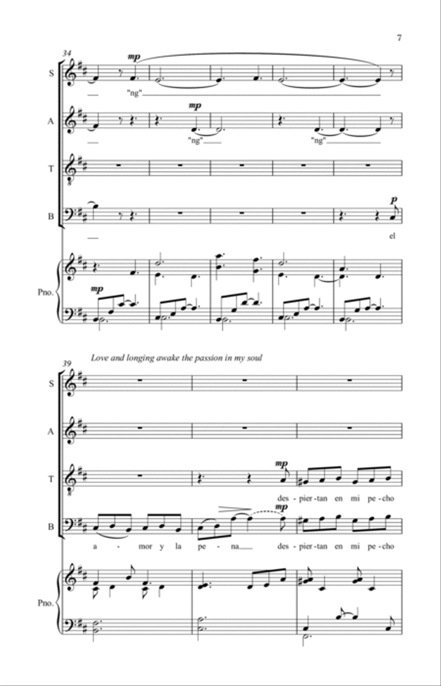 Noche Serena 4-Part scores gallery preview page 11