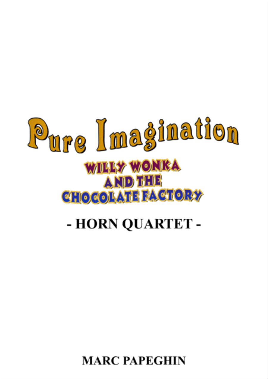 Pure Imagination Brass Ensemble scores gallery preview page 1