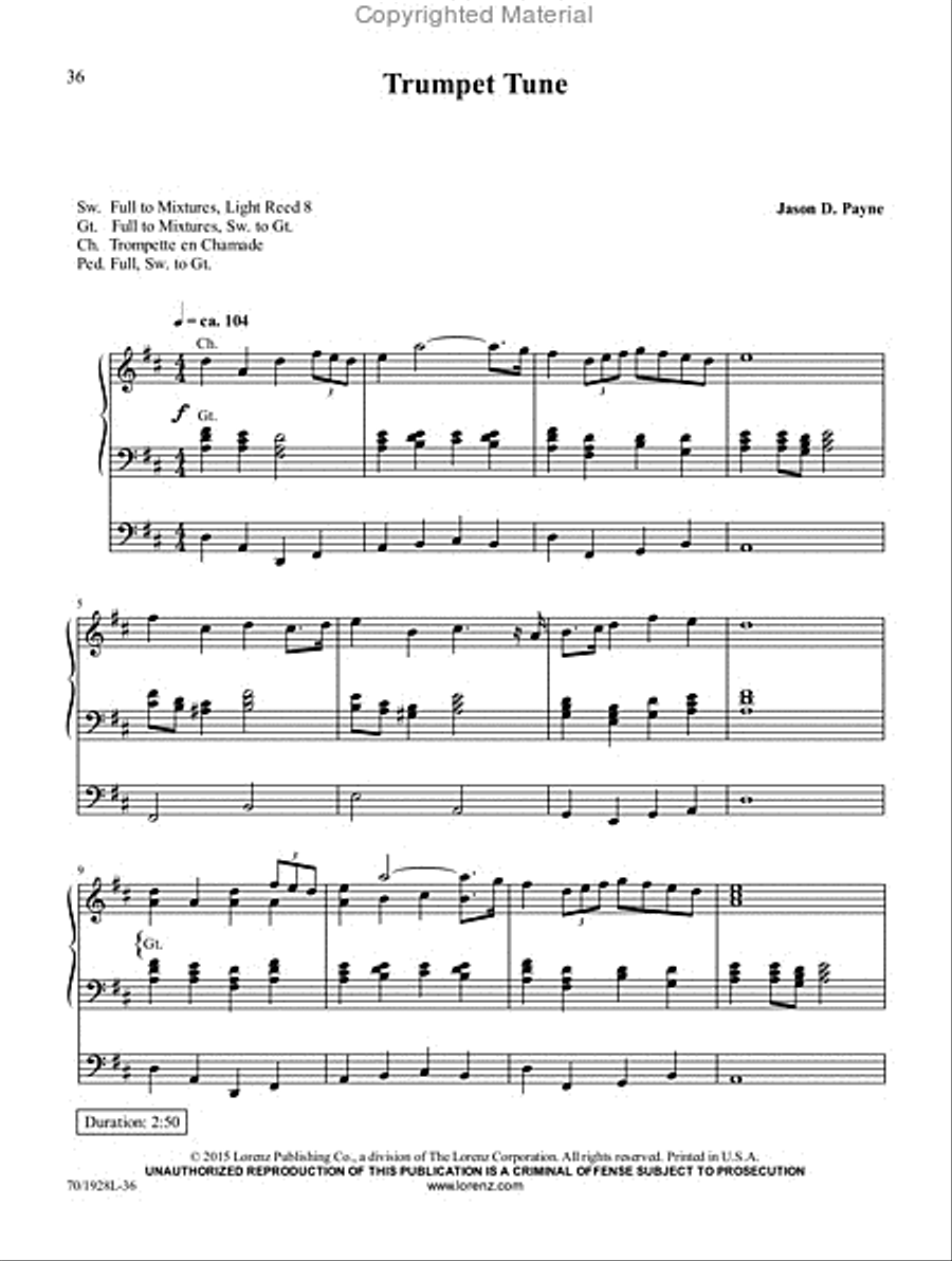 Jubilation! Organ Solo scores gallery preview page 21