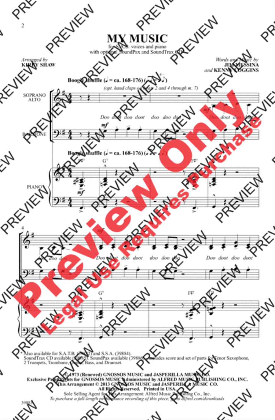 My Music My Music 3-Part scores gallery preview page 2