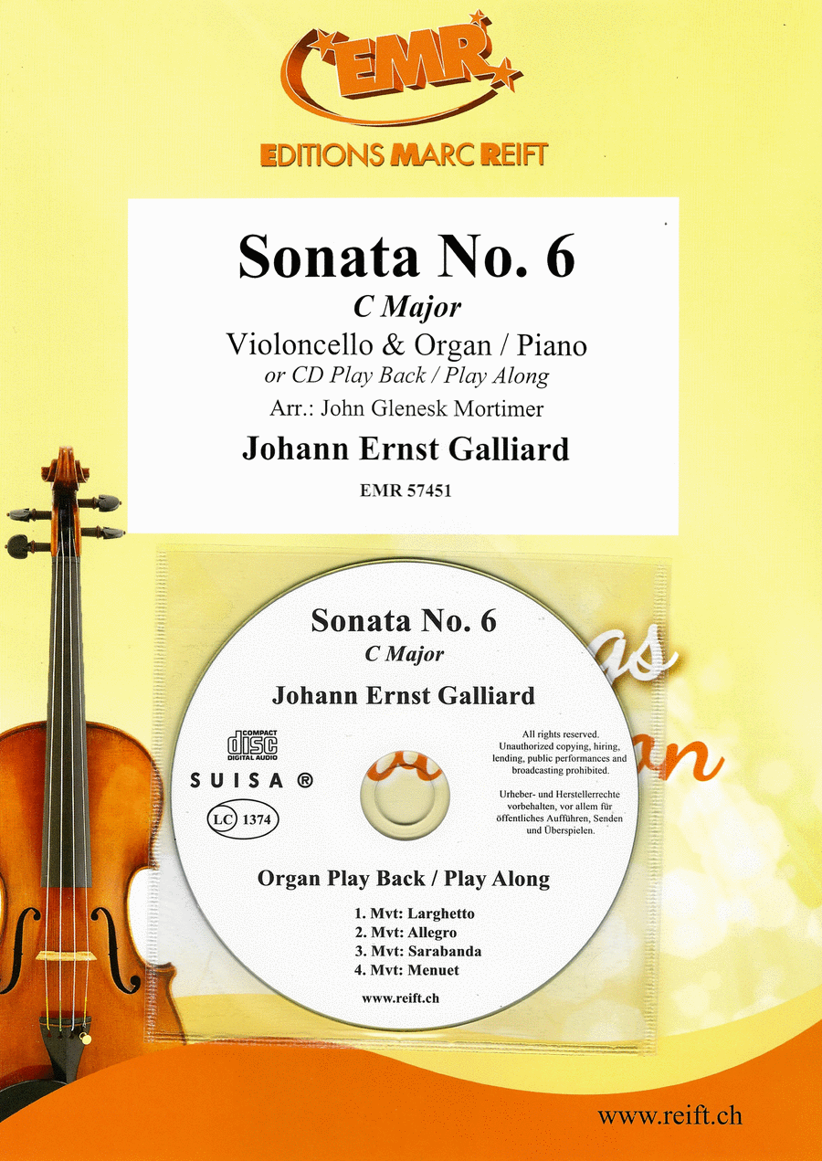 Sonata No. 6 Sonata No. 6 Organ scores gallery preview page 1