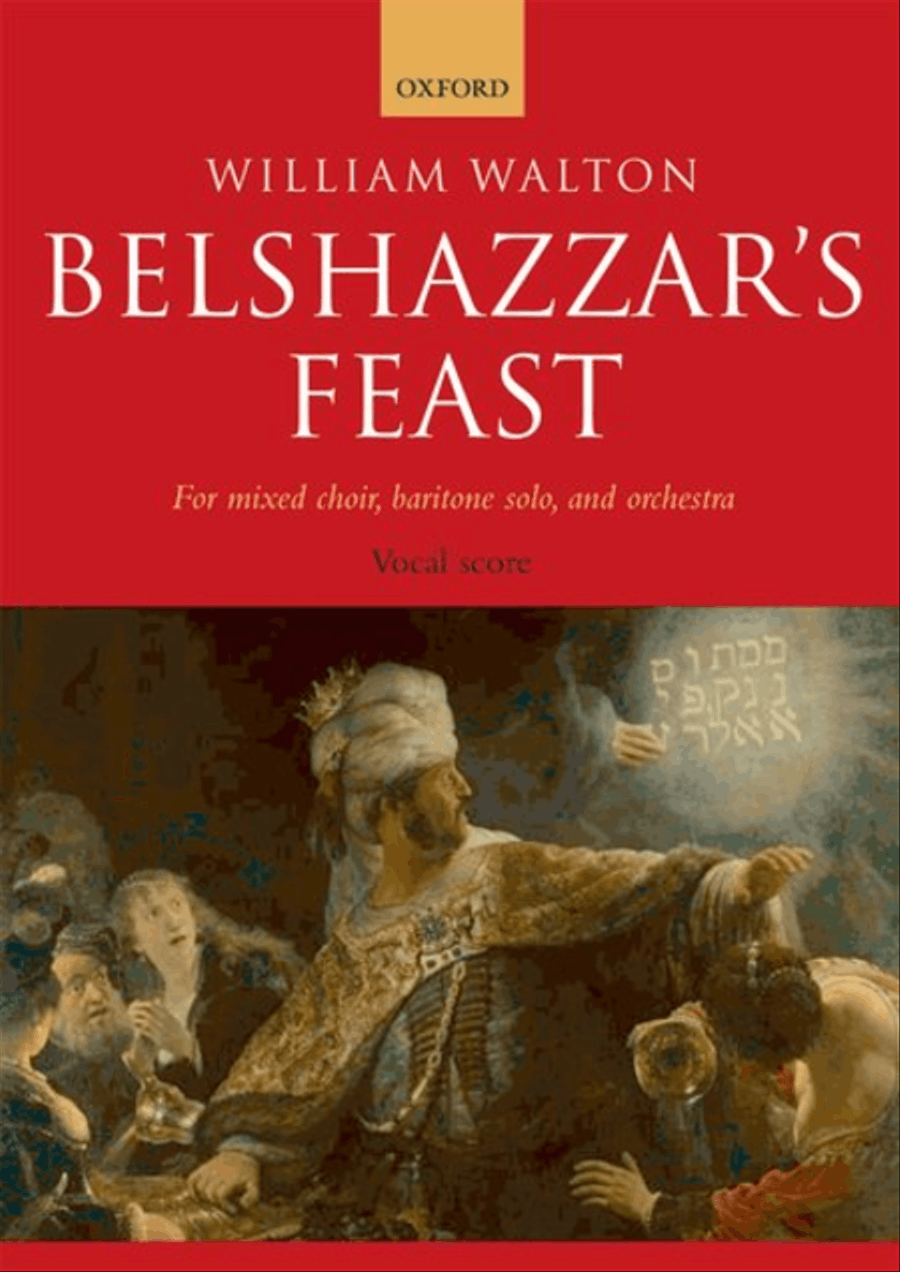 Belshazzar's Feast 4-Part scores gallery preview page 1