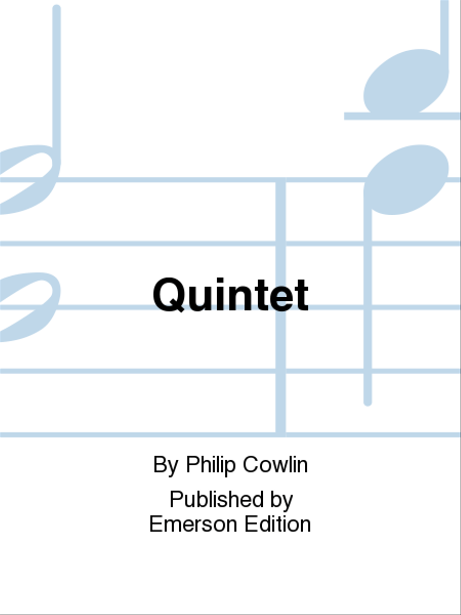 Quintet School and Community scores gallery preview page 1