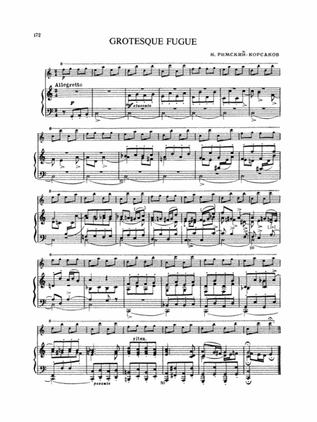 Rimsky-Korsakov: Piano Duets, Volume III