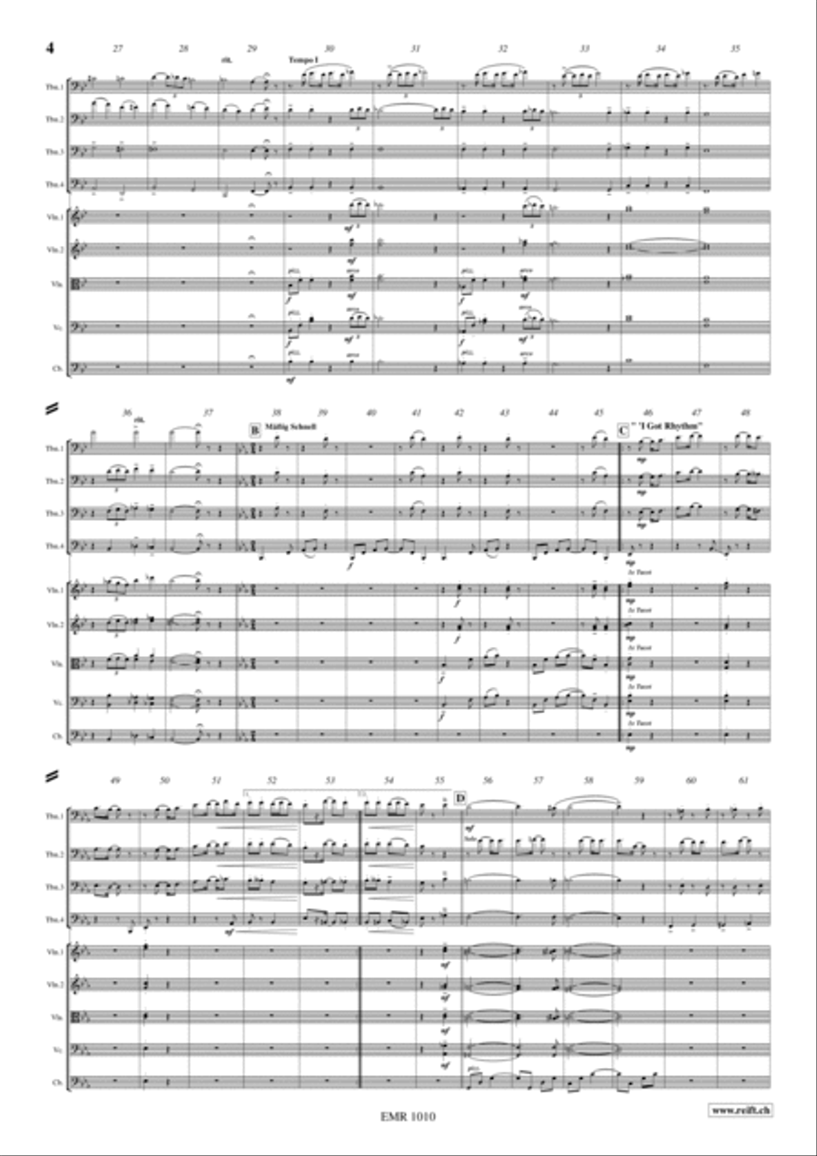 A Portrait Trombone Quartet scores gallery preview page 5