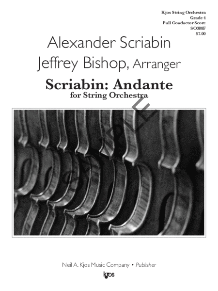 Scriabin: Andante for String Orchestra