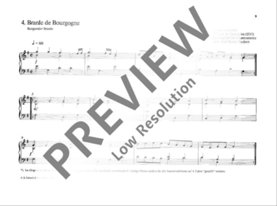 Historische Tänze Piano scores gallery preview page 10