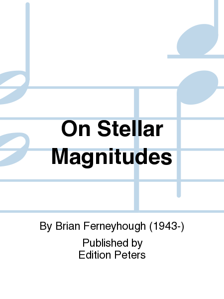 On Stellar Magnitudes