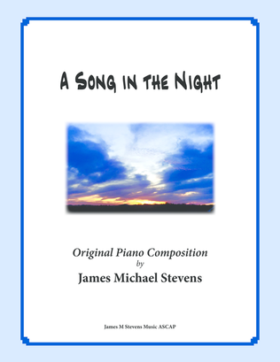 Book cover for A Song in the Night (Inspirational Piano)
