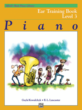 Book cover for Alfred's Basic Piano Course Ear Training, Level 3