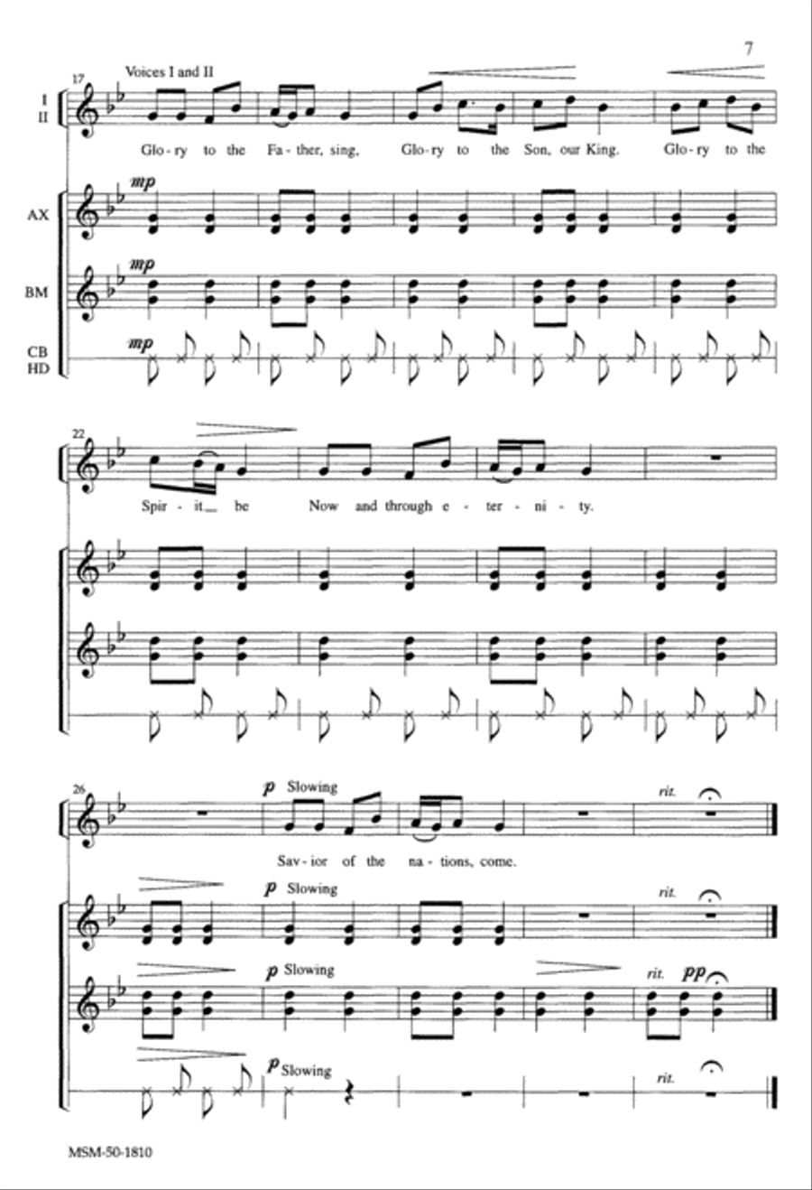 Christmas Songs from Around the World SA scores gallery preview page 6