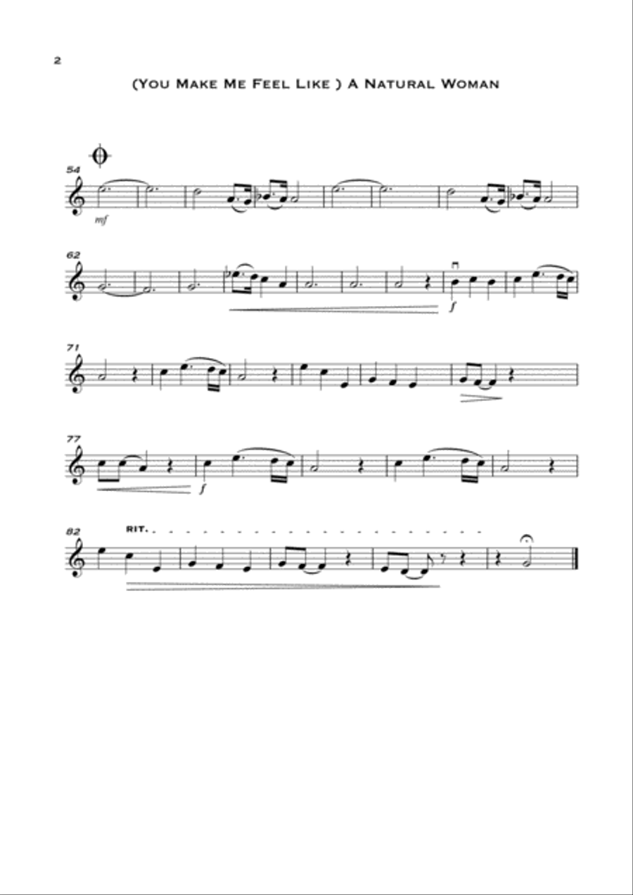 (you Make Me Feel Like) A Natural Woman String Quartet scores gallery preview page 4
