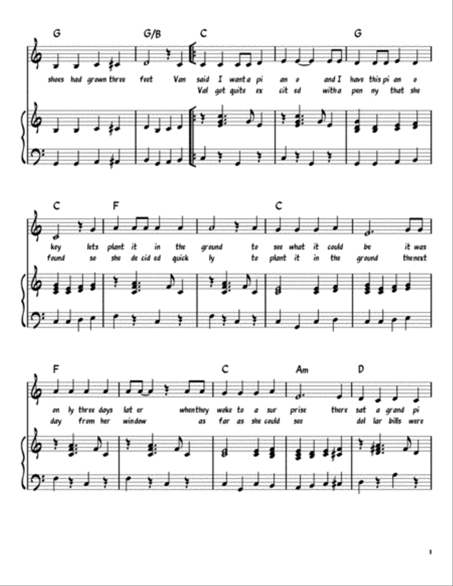 Victory Garden - Piano/Vocal/Guitar Piano, Vocal, Guitar scores gallery preview page 3