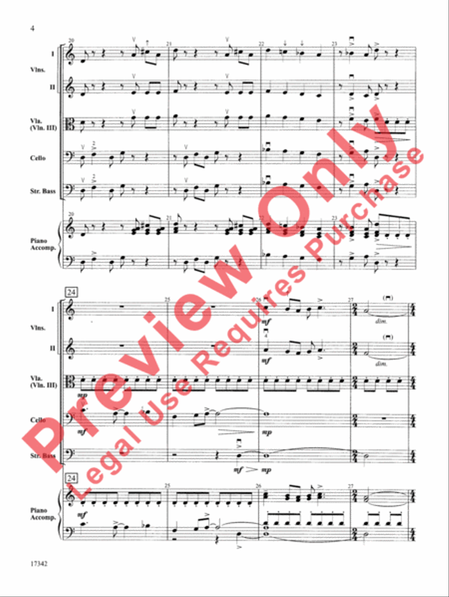 North Country Legend String Orchestra scores gallery preview page 5