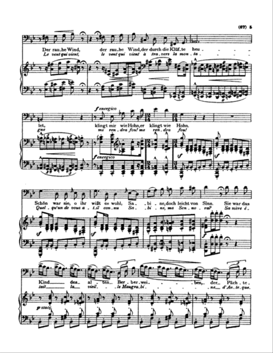 Liszt: Songs, Volume I, Nos. 1-13 (German/French) Voice scores gallery preview page 4