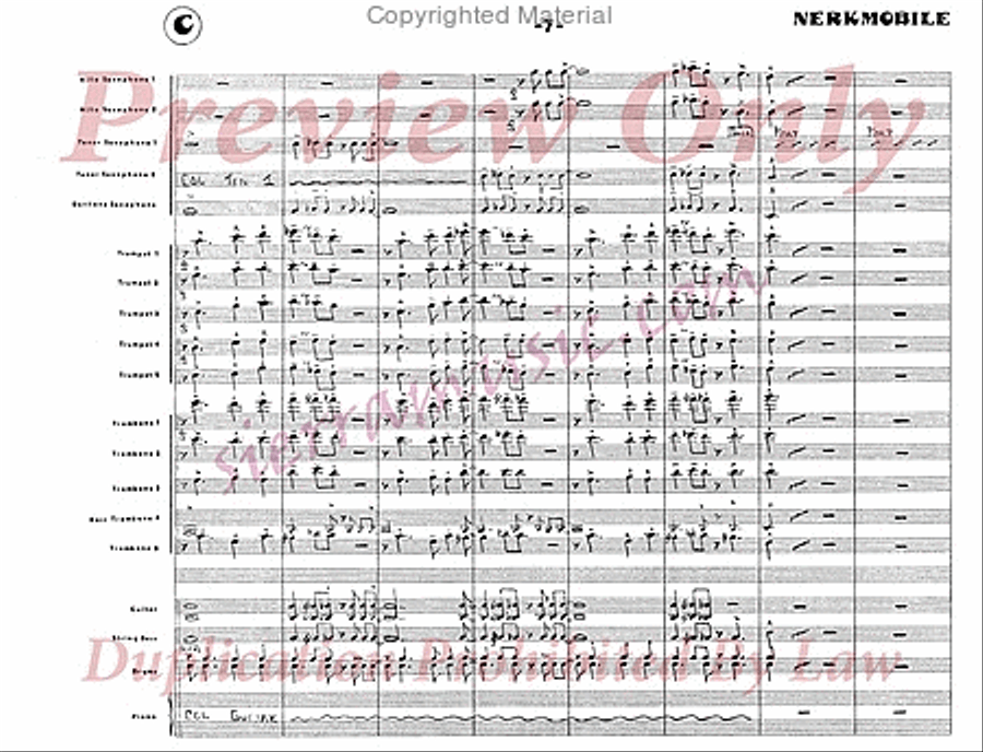 Nerkmobile Nerkmobile Jazz Ensemble scores gallery preview page 8