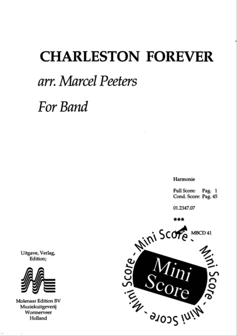 Charleston Forever Charleston Forever Big Band scores gallery preview page 3