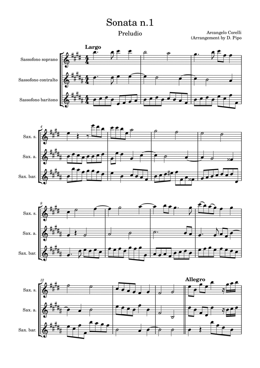 Sonata I Opus n.2 image number null