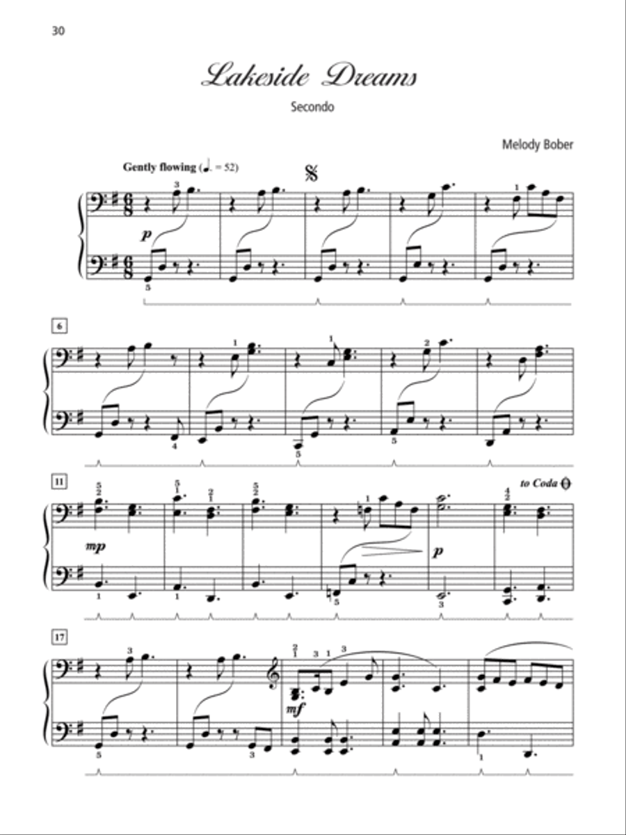 Grand Duets for Piano, Book 5 Small Ensemble scores gallery preview page 5