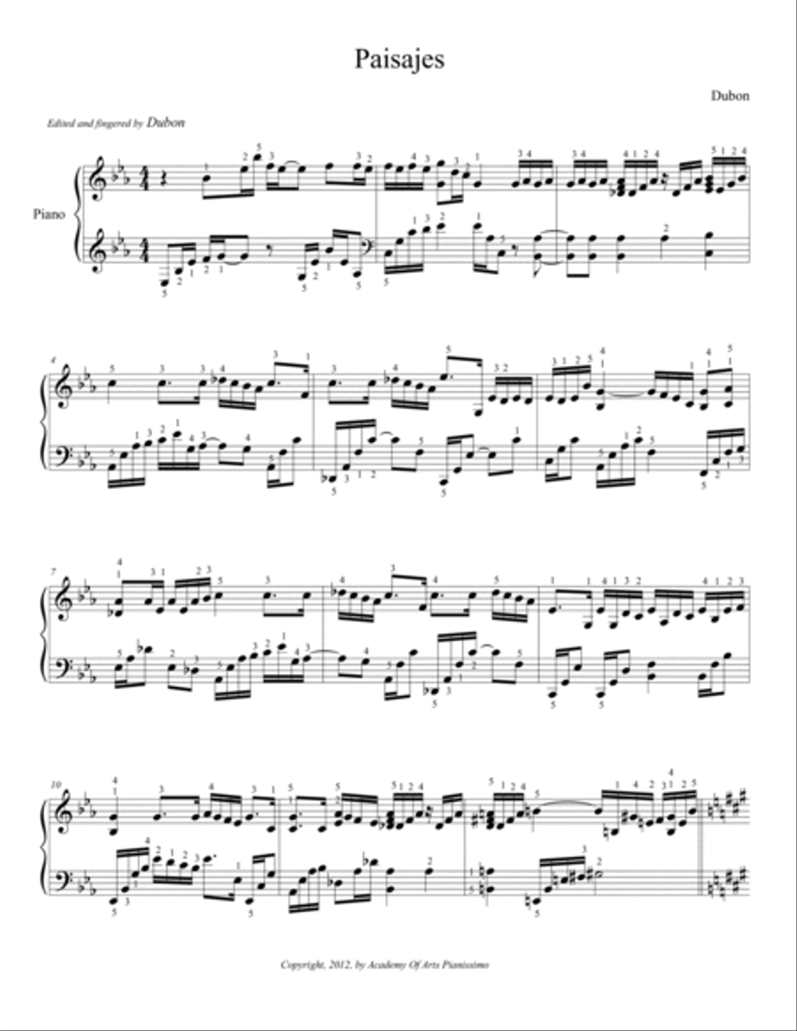 Paisajes Paisajes Piano Solo scores gallery preview page 2