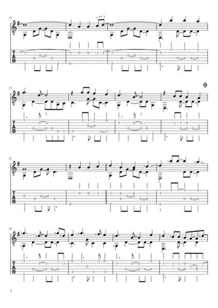 Any dream will do (from "Joseph and the amazing technicolor dreamcoat") - for solo guitar