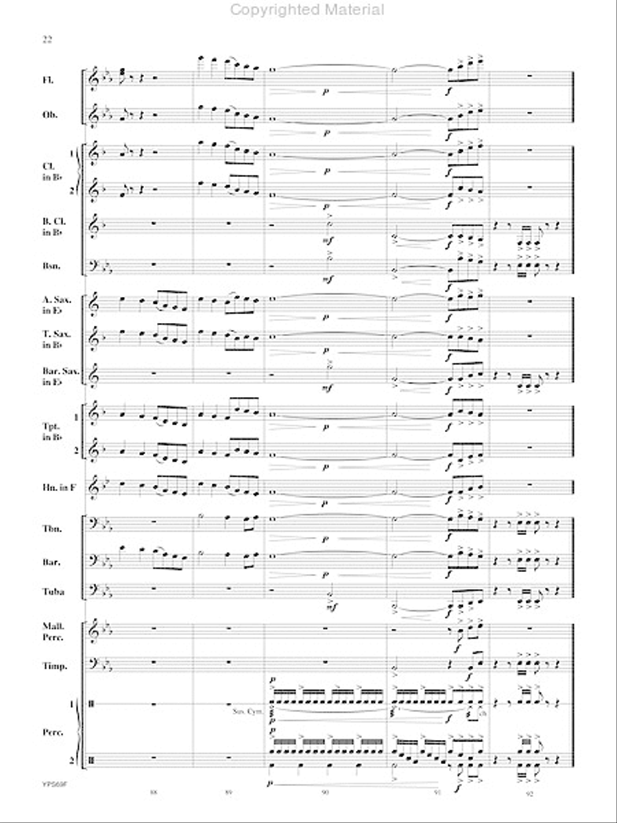 Will Drum for Food Will Drum for Food Concert Band scores gallery preview page 23