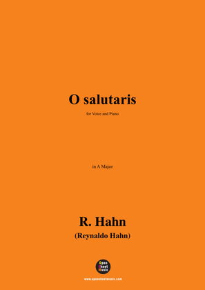 R. Hahn-O salutaris,in A Major