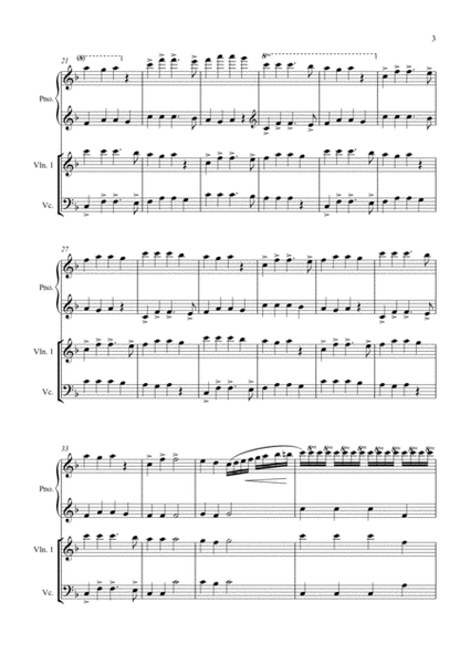 O Holy night ( trio for piano, violin and cello ) image number null