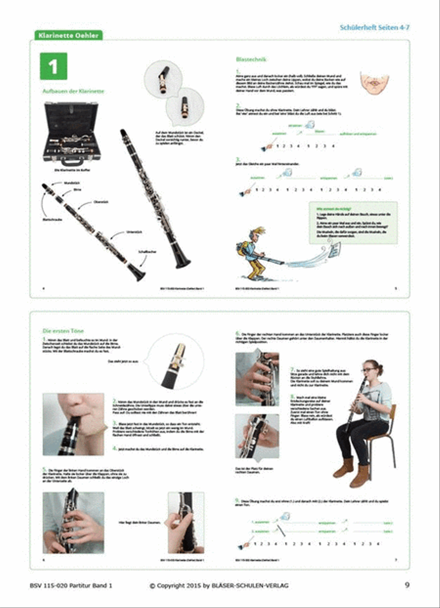 Gemeinsam Lernen & Spielen 1 Partitur Concert Band scores gallery preview page 4