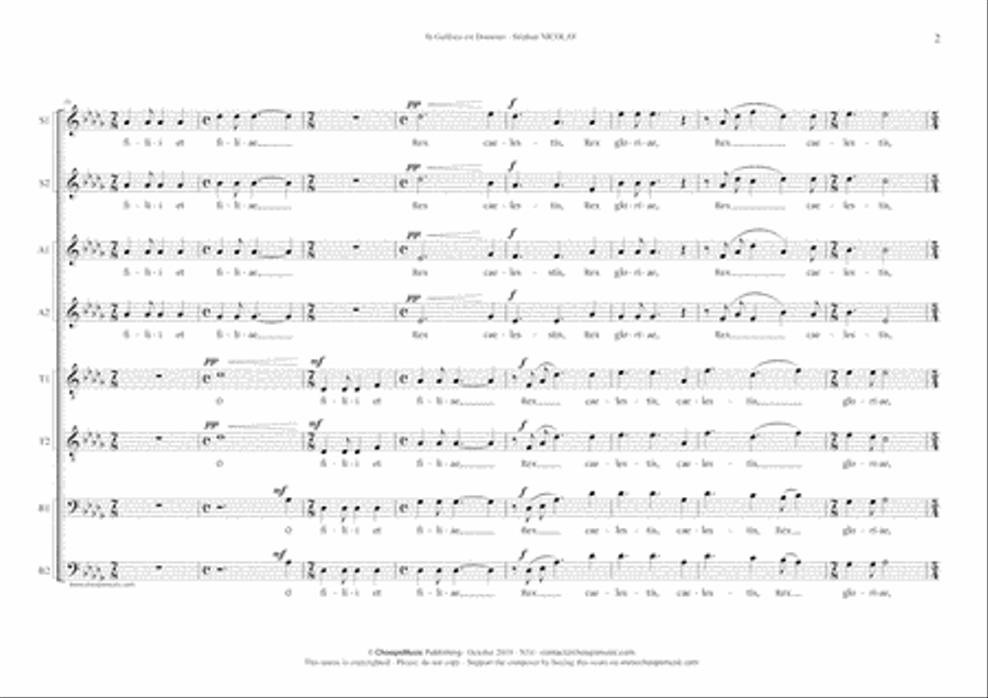 In Galilaea est Dominus In Galilaea est Dominus Divisi scores gallery preview page 3
