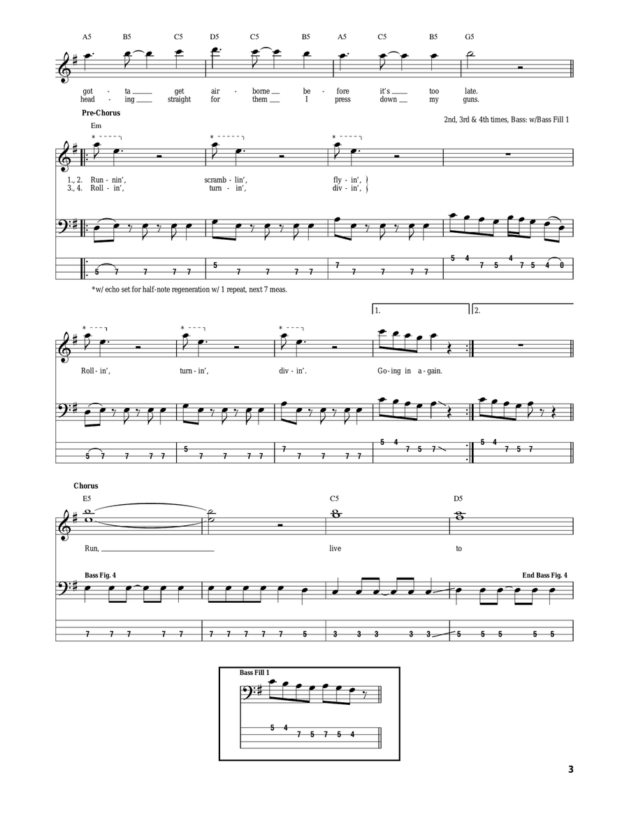 Aces High Acoustic Guitar scores gallery preview page 3