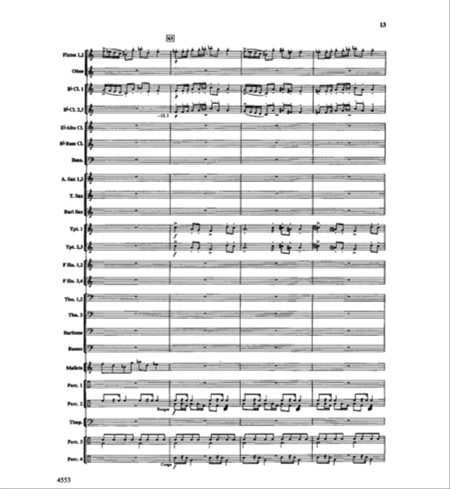 All Things Bright and Beautiful Concert Band scores gallery preview page 13