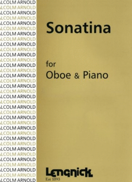 Sonatina for Oboe and Piano, Op 28