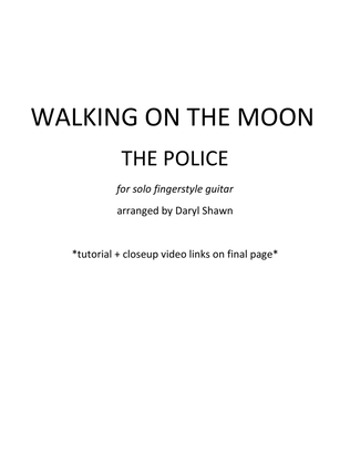 Book cover for Walking On The Moon