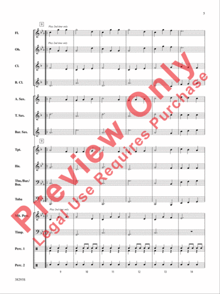 The Beast The Beast Concert Band scores gallery preview page 5