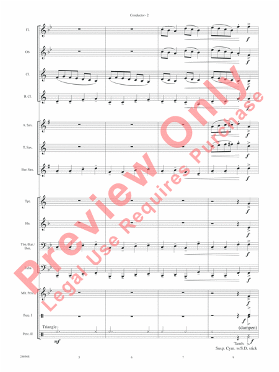 The Nutcracker March Concert Band scores gallery preview page 5